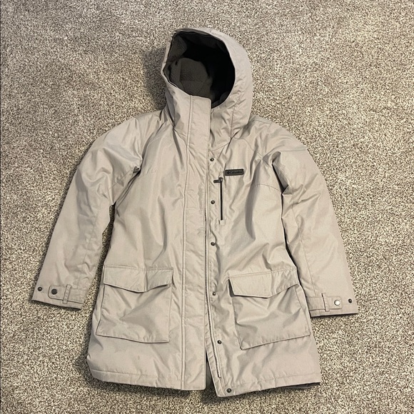Columbia Jackets & Blazers - Women's Columbia  Gray Hooded Parka